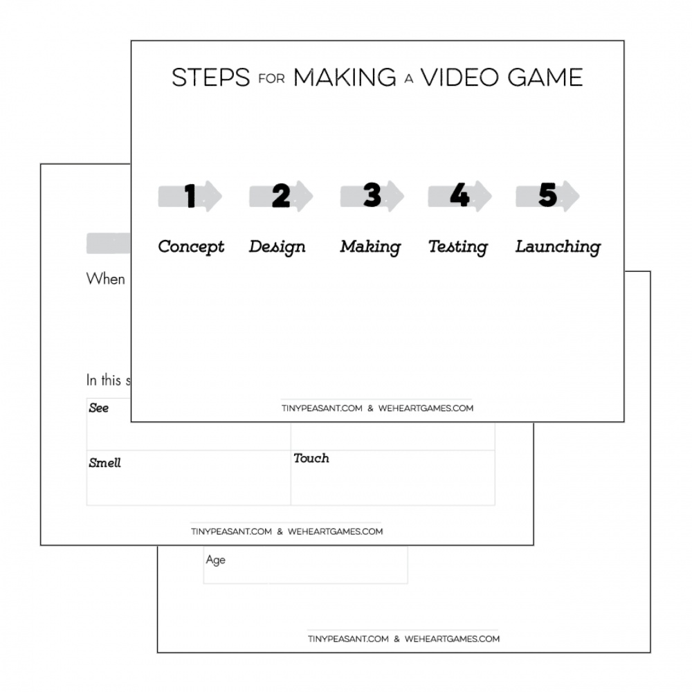 Tiny Peasant Video Game Design Template