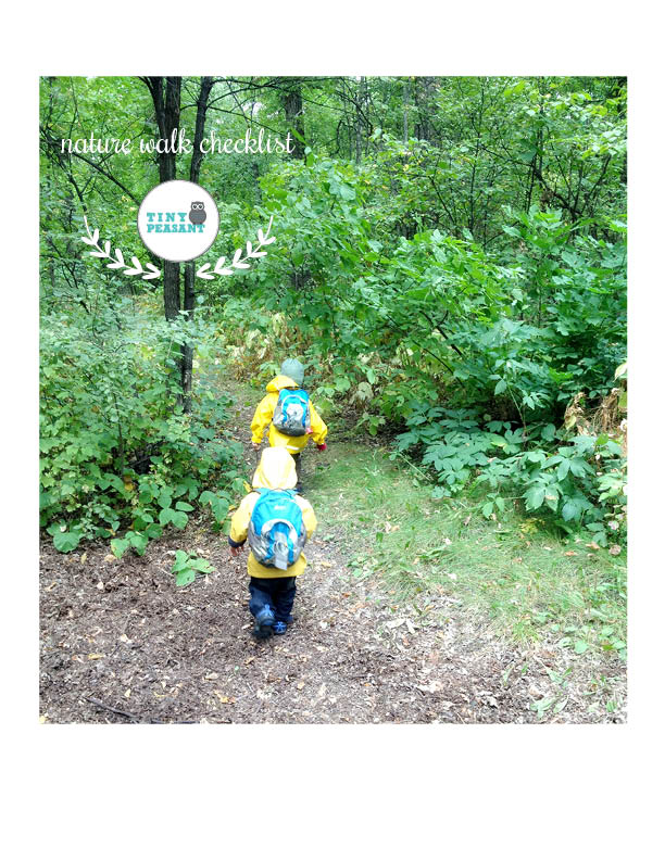 Tiny Peasant Nature Walk Checklist Cover