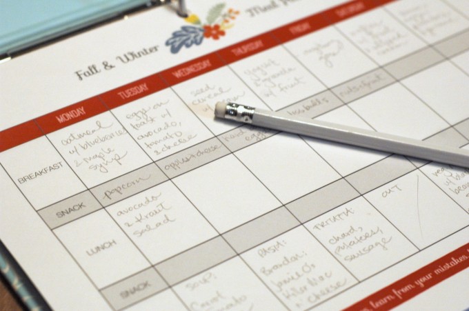 Tiny Peasant Menu Planners + Resources