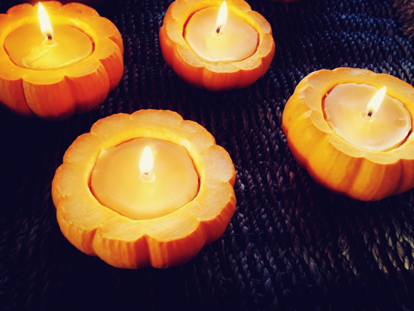 Celebrating Halloween Mindfully :: Mini Pumpkin Candles – Tiny Peasant