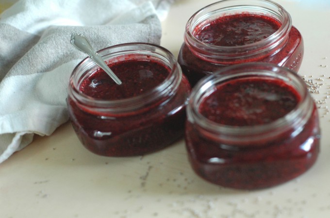 Tiny Peasant Strawberry Haskap Chia Jam Jars