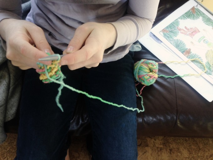 TP knitting herb fairies